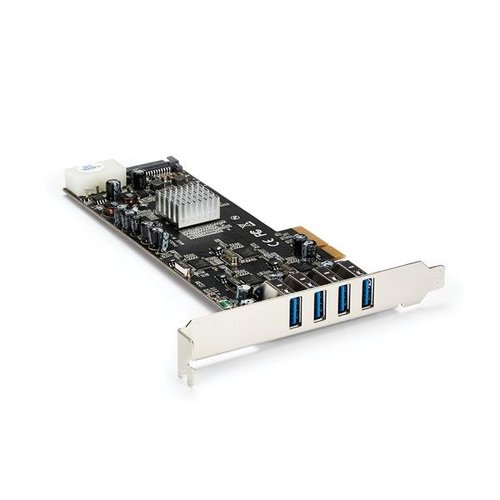 4 Port PCIe USB 3.0 Card w/4 Channels - Achat / Vente sur grosbill-pro.com - 0