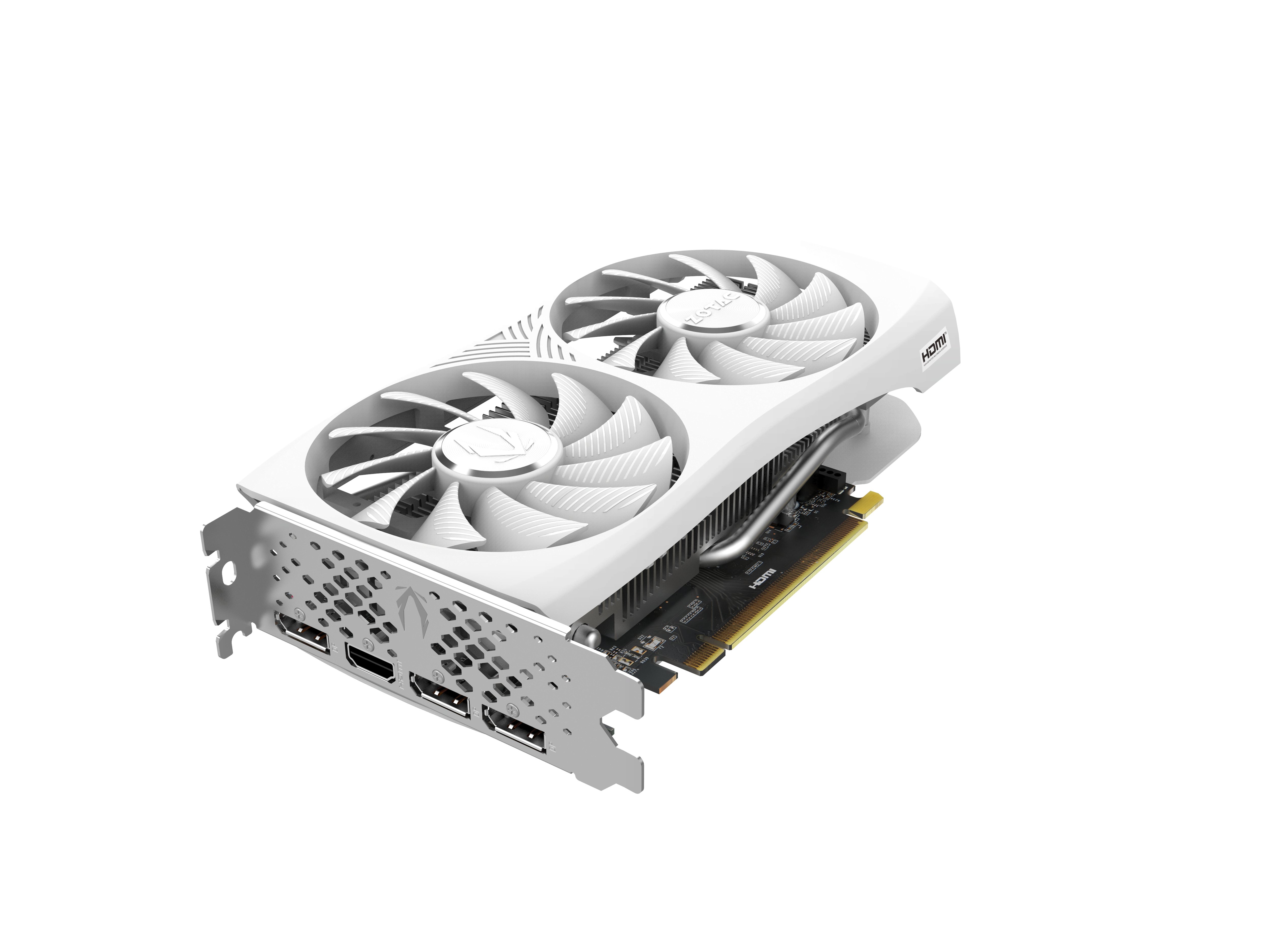 ZOTAC GeForce RTX 4060 TWIN EDGE OC Blanc 8G - Carte graphique - 5