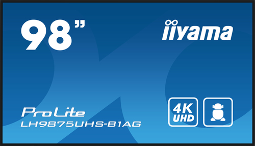 Iiyama LH9875UHS-B1AG (LH9875UHS-B1AG) - Achat / Vente Affichage dynamique sur grosbill-pro.com - 1