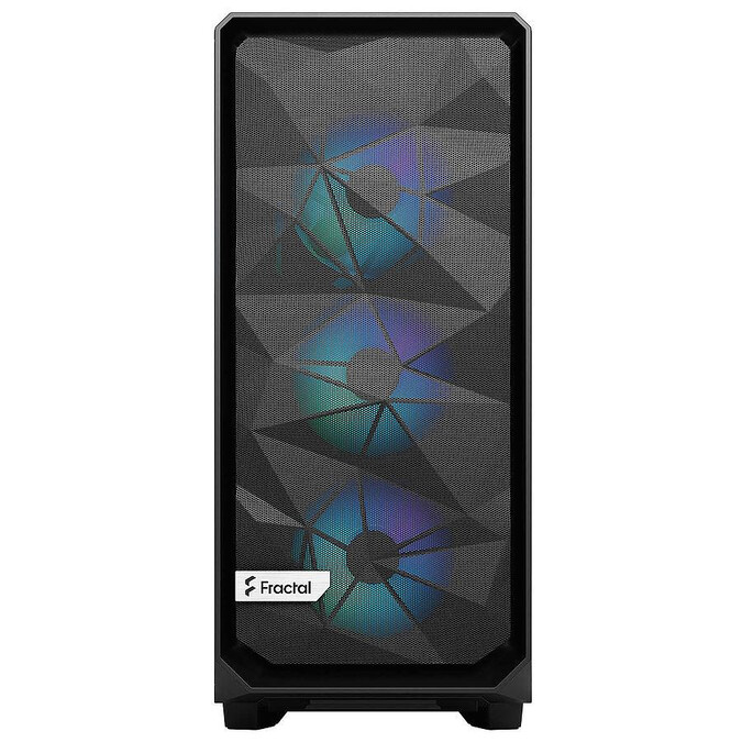 Fractal Design Meshify 2 Compact RGB TG Black  Noir - Boîtier PC - 1