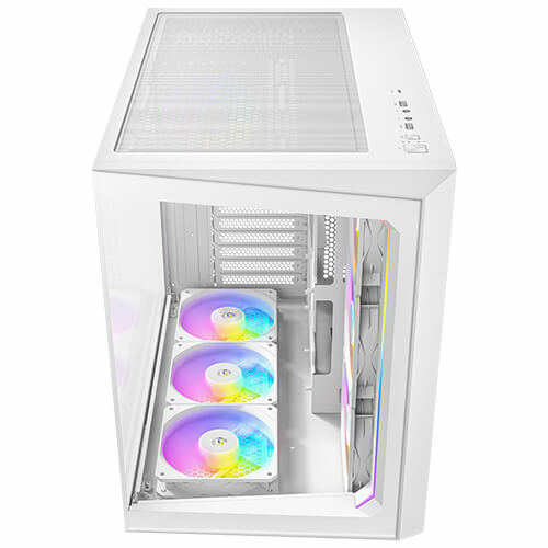 Antec C5 ARGB WHITE Blanc - Boîtier PC Antec - grosbill-pro.com - 5