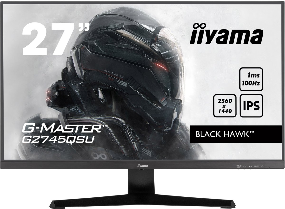 Iiyama 27"  G2745QSU-B1 - Ecran PC Iiyama - grosbill-pro.com - 0