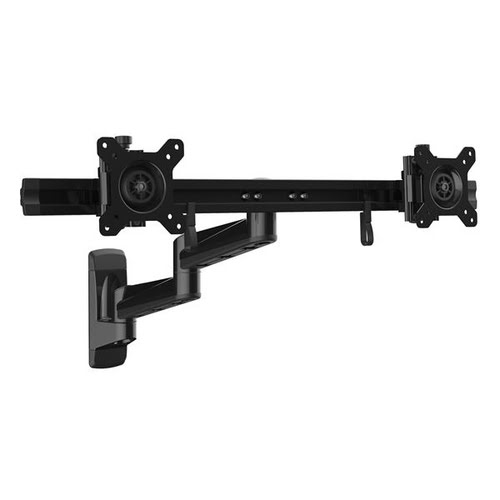 Wall Mount Dual Monitor Arm - Steel - Achat / Vente sur grosbill-pro.com - 0