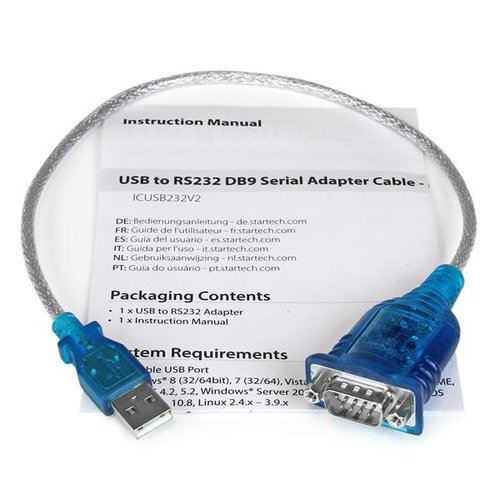 1 Port USB to RS232 DB9 Serial Adapter - Achat / Vente sur grosbill-pro.com - 5