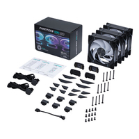 Grosbill Ventilateur boîtier Phanteks D30 Regular Black (Pack de 3x120 mm) D-RGB