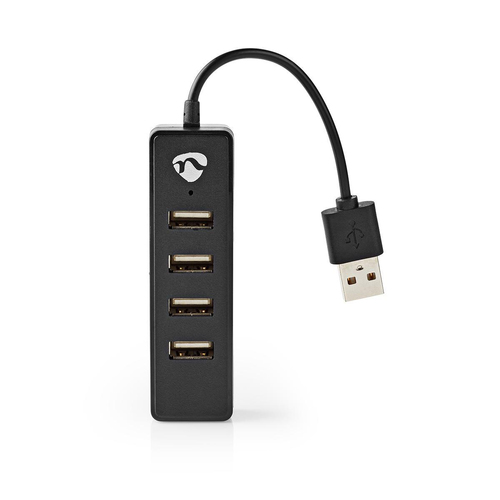 Grosbill Hub Nedis USB-A Mâle 2.0 - 4x USB A Female - 480 Mbit/s