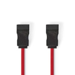 Câble SATA 6GB à verrou - Rouge - 0,5m 