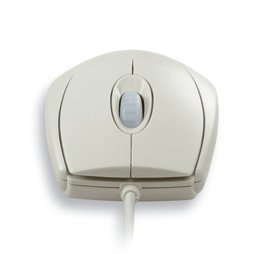 WheelMouse optical/light grey - Achat / Vente sur grosbill-pro.com - 2