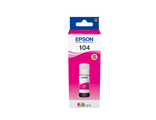 Grosbill Consommable imprimante Epson Bouteille 104 EcoTank Magenta