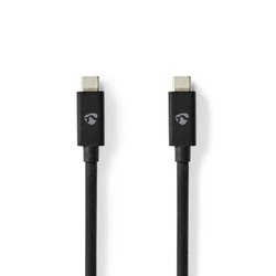 Câble USB-C 4.0 Mâle/Mâle 240W/8K60Hz - 1m Noir 
