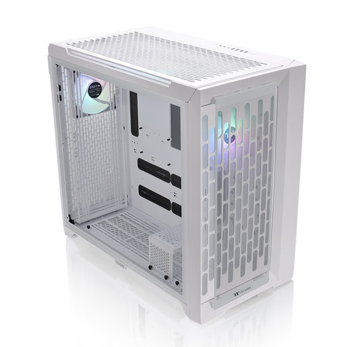 CTE C750 TG ARGB White - GT/Sans ALIM/E-ATX	