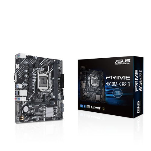 Asus PRIME H510M-K R2.0 Micro-ATX  - Carte mère Asus - grosbill-pro.com - 1