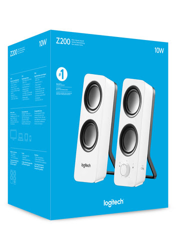 Logitech Z200 Blanc - Enceinte PC Logitech - grosbill-pro.com - 3