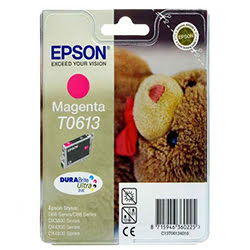 Grosbill Consommable imprimante Epson Cartouche d'encre T0613 Magenta D88