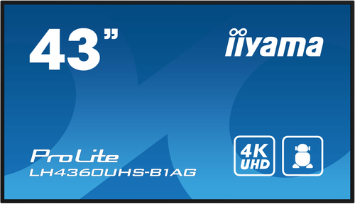 Iiyama LH4360UHS-B1AG (LH4360UHS-B1AG) - Achat / Vente Affichage dynamique sur grosbill-pro.com - 6