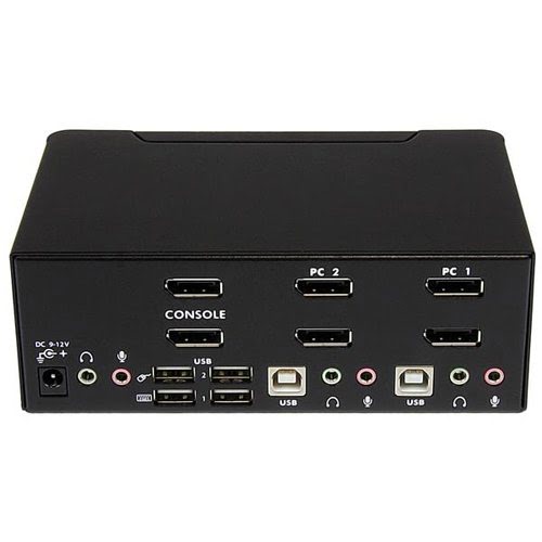 KVM DisplayPort Dual Monitor 2 Port 4K - Achat / Vente sur grosbill-pro.com - 2