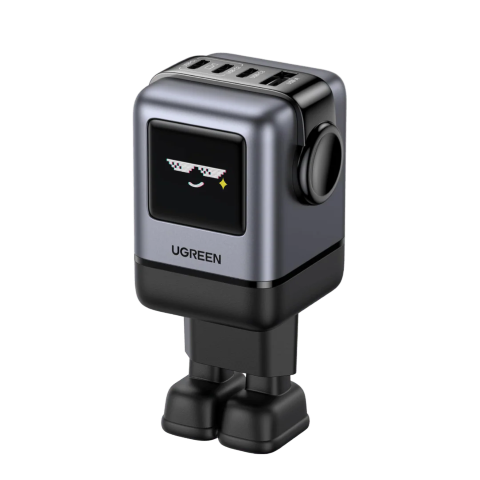 Chargeur rapide 4 ports/USB-A+3xUSB-C/100W/Gris#