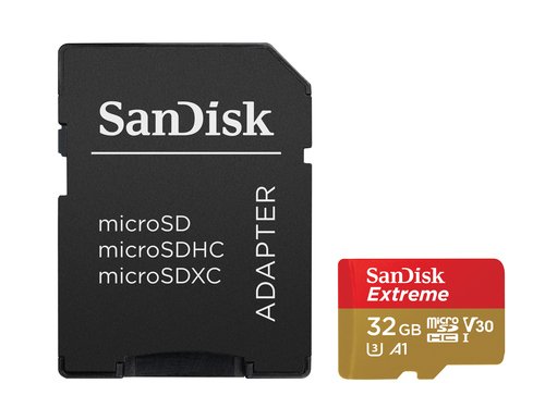 Extreme microSDHC 32GB+SD Adap+RescPro - Achat / Vente sur grosbill-pro.com - 2