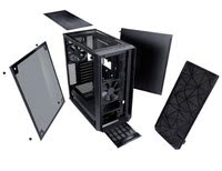 Fractal Design Meshify C Tempered Glass Dark Midi-Tower - schwarz - Achat / Vente sur grosbill-pro.com - 20