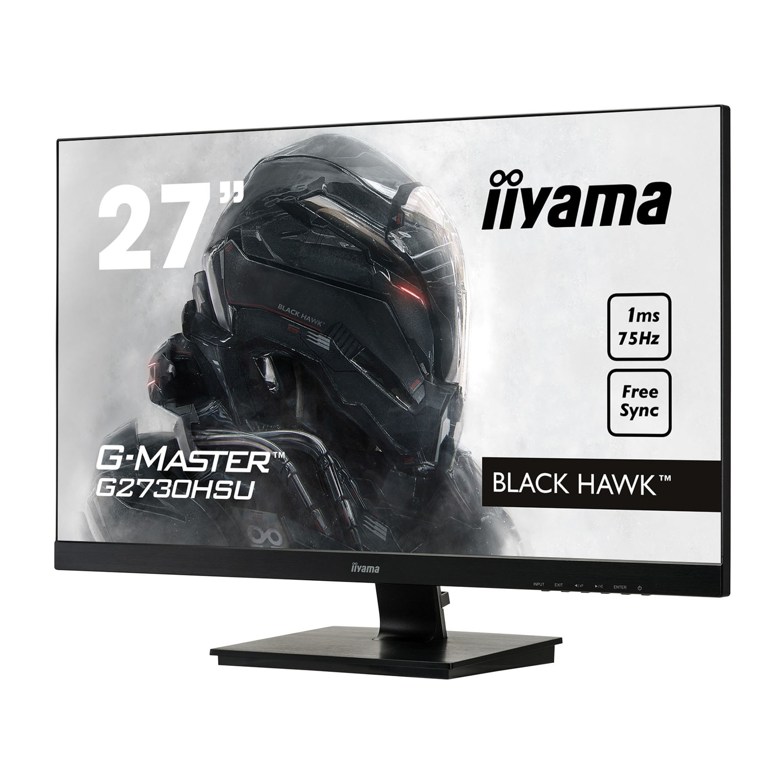 Iiyama 27"  G2730HSU-B1 - Ecran PC Iiyama - grosbill-pro.com - 3