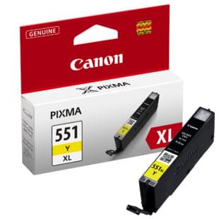 CLI-551Y Jaune XL - 6446B001 pour imprimante Jet d'encre Canon - 0