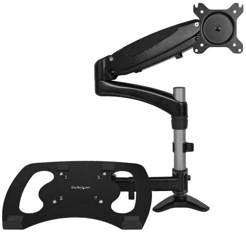Single-Monitor Arm with Laptop Stand - Achat / Vente sur grosbill-pro.com - 1