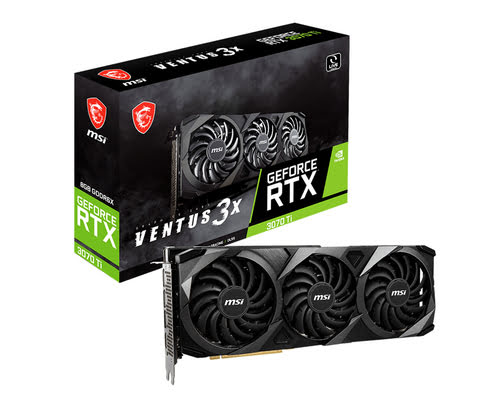 MSI RTX 3070 Ti Ventus 3X 8G OC GDDR6X  - Carte graphique MSI - 0