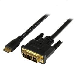 Câble mini HDMI vers DVI-D M/M - 1m 