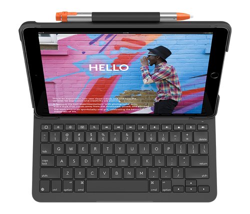 Slim Folio for iPad 7th Gen Graphite FR - Achat / Vente sur grosbill-pro.com - 4