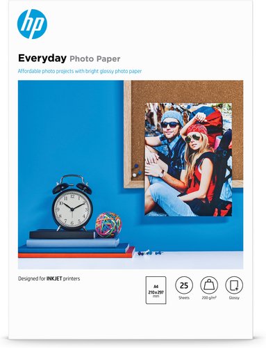 HP Paper/Everyday Photo gloss A4 - Achat / Vente sur grosbill-pro.com - 0