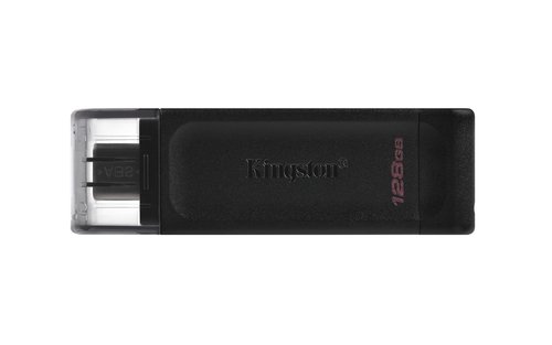 Grosbill Clé USB Kingston 128GB USB-C 3.2 Gen 1 DataTraveler 70