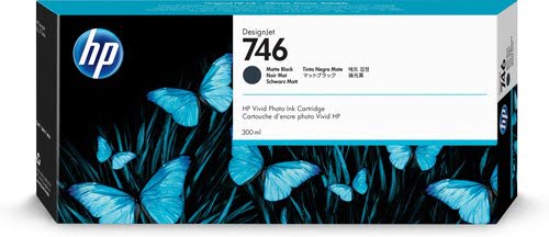 Grosbill Consommable imprimante HP HP 746 300-ml Matte Black Ink Cartridge