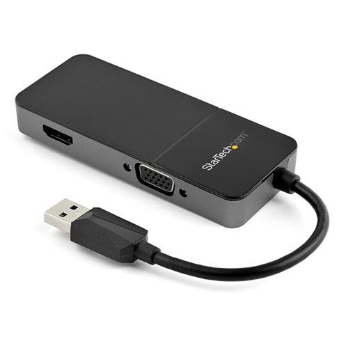 Adapter - USB 3.0 to HDMI VGA - 4K 30Hz - Achat / Vente sur grosbill-pro.com - 0