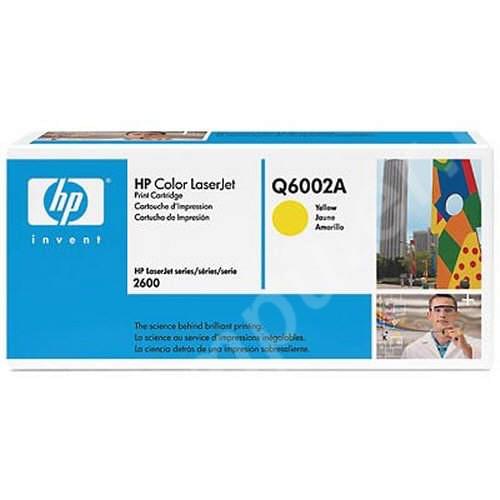 Toner Q6002A Yellow (LaserJet 2600) pour imprimante Laser HP - 0