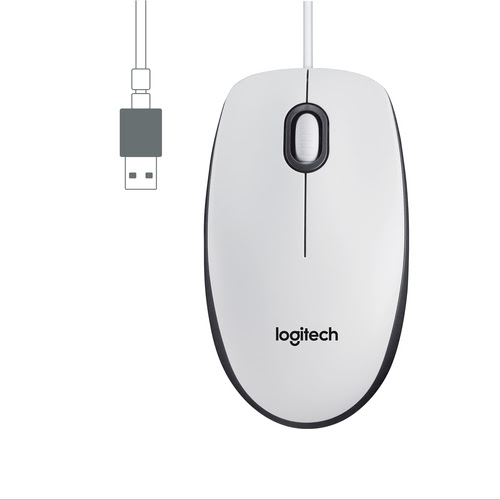  MOUSE M100 - WHITE - - Achat / Vente sur grosbill-pro.com - 1