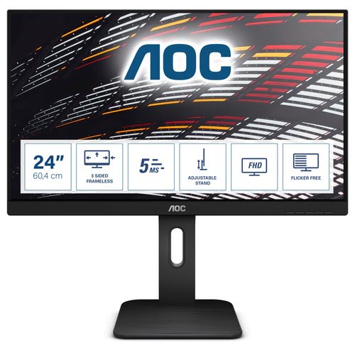 Grosbill Ecran PC AOC P1 24P1 - 24"/23"/IPS/5ms/FHD/DVI/HP/76Hz