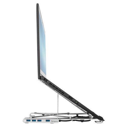 Targus Portable Stand+USB-A Hub Silver - Achat / Vente sur grosbill-pro.com - 8