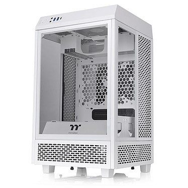 Grosbill Boîtier PC Thermaltake The Tower 100 White - mT/Sans Alim/Mini-ITX
