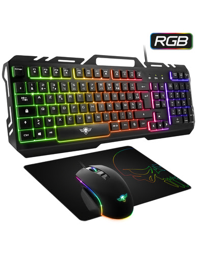 Grosbill Pack Clavier/Souris Spirit Of Gamer Pack Gaming 3 en 1 PRO-MK5