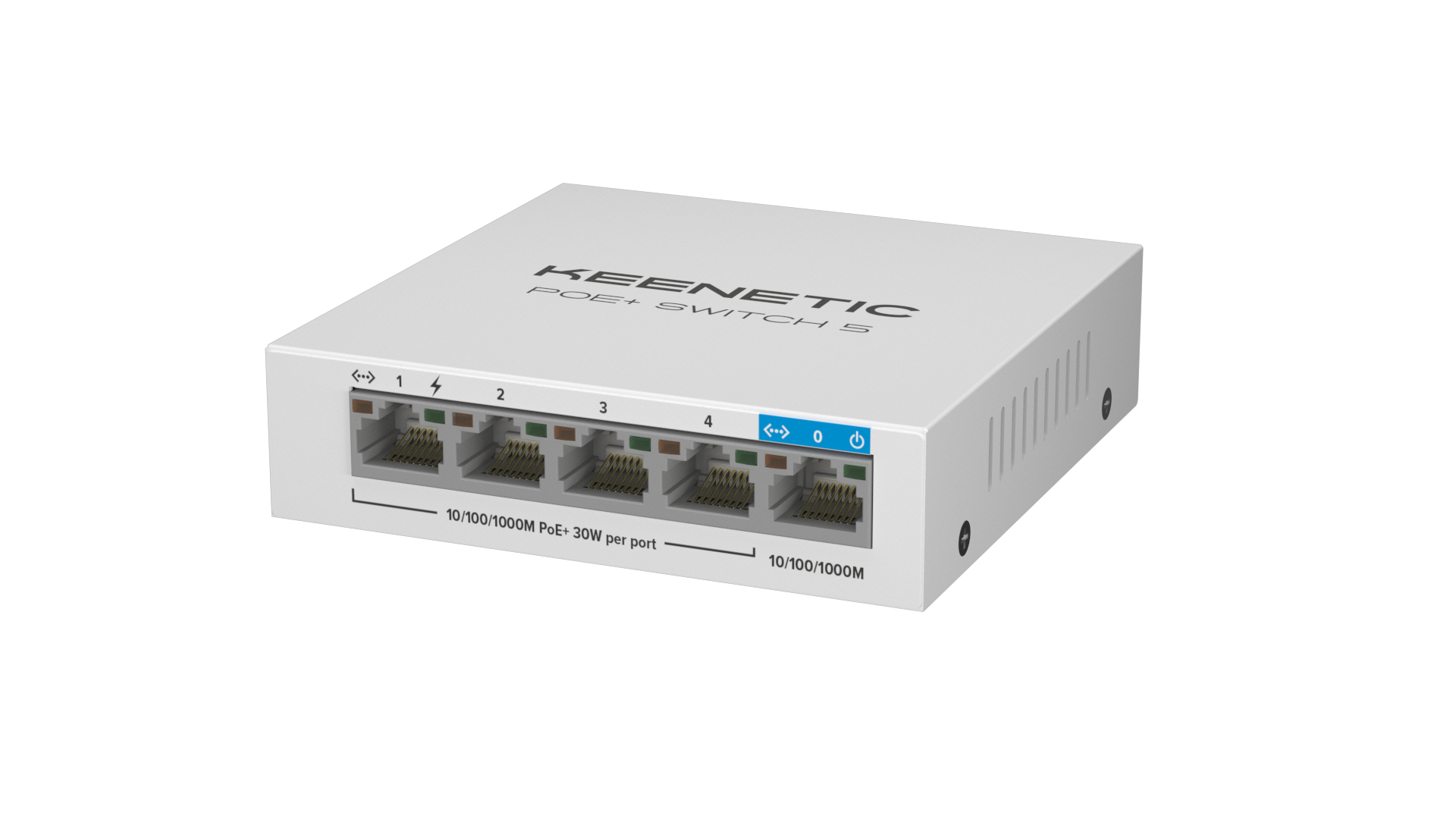 Grosbill Switch KEENETIC 5 Ports 10/100/1000 - 4 Ports PoE+ - KN-4610-01-EU