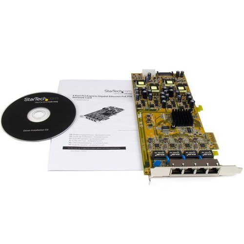  PCI-E - 4 ports Gigabit PoE - ST4000PEXPSE  - Achat / Vente sur grosbill-pro.com - 4