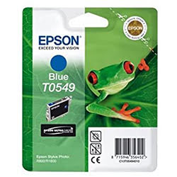Grosbill Consommable imprimante Epson Cartouche T0549 Stylus R800 Blue
