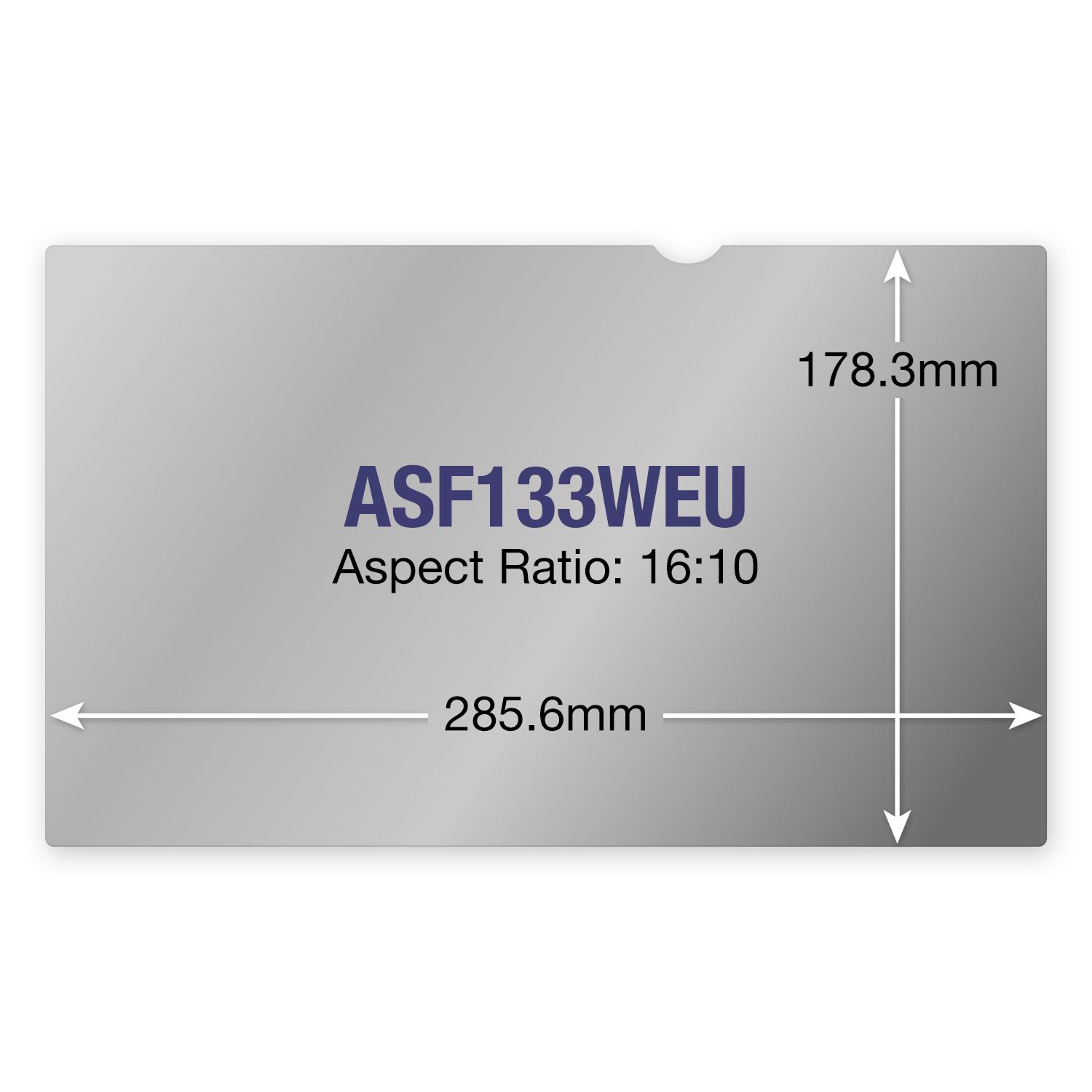ASF133WEU Filtre de confidentialité 13.3" (16:9) - Accessoire écran - 1