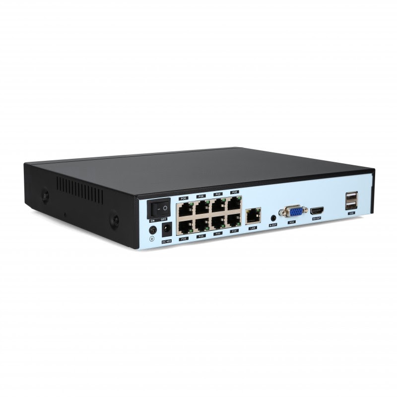 Foscam FN9108HE NVR 5MP/8 ch./POE/H.265 (FN9108HE) - Achat / Vente Accessoire caméra réseau sur grosbill-pro.com - 1