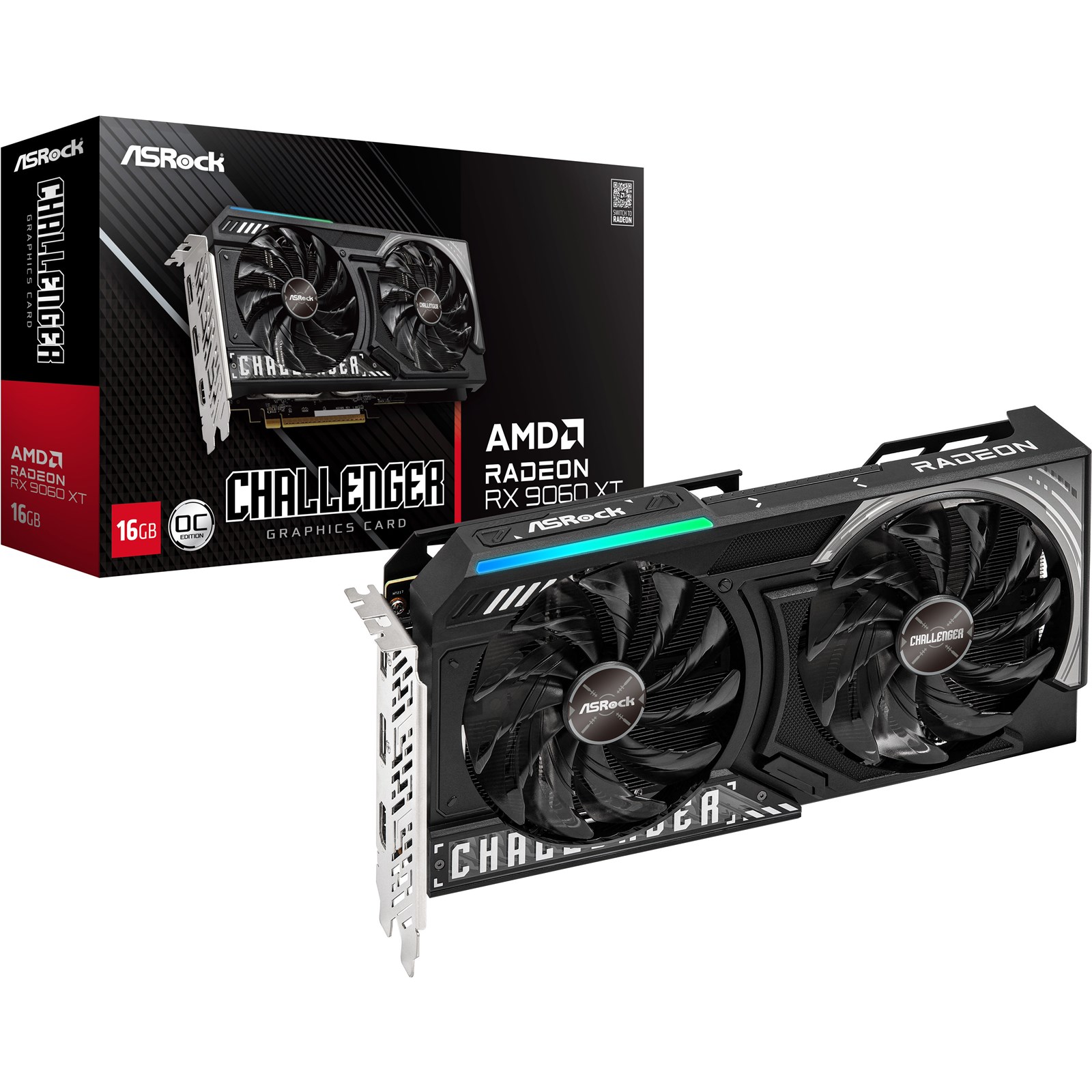 Radeon RX 9060 XT Challenger 16GB OC