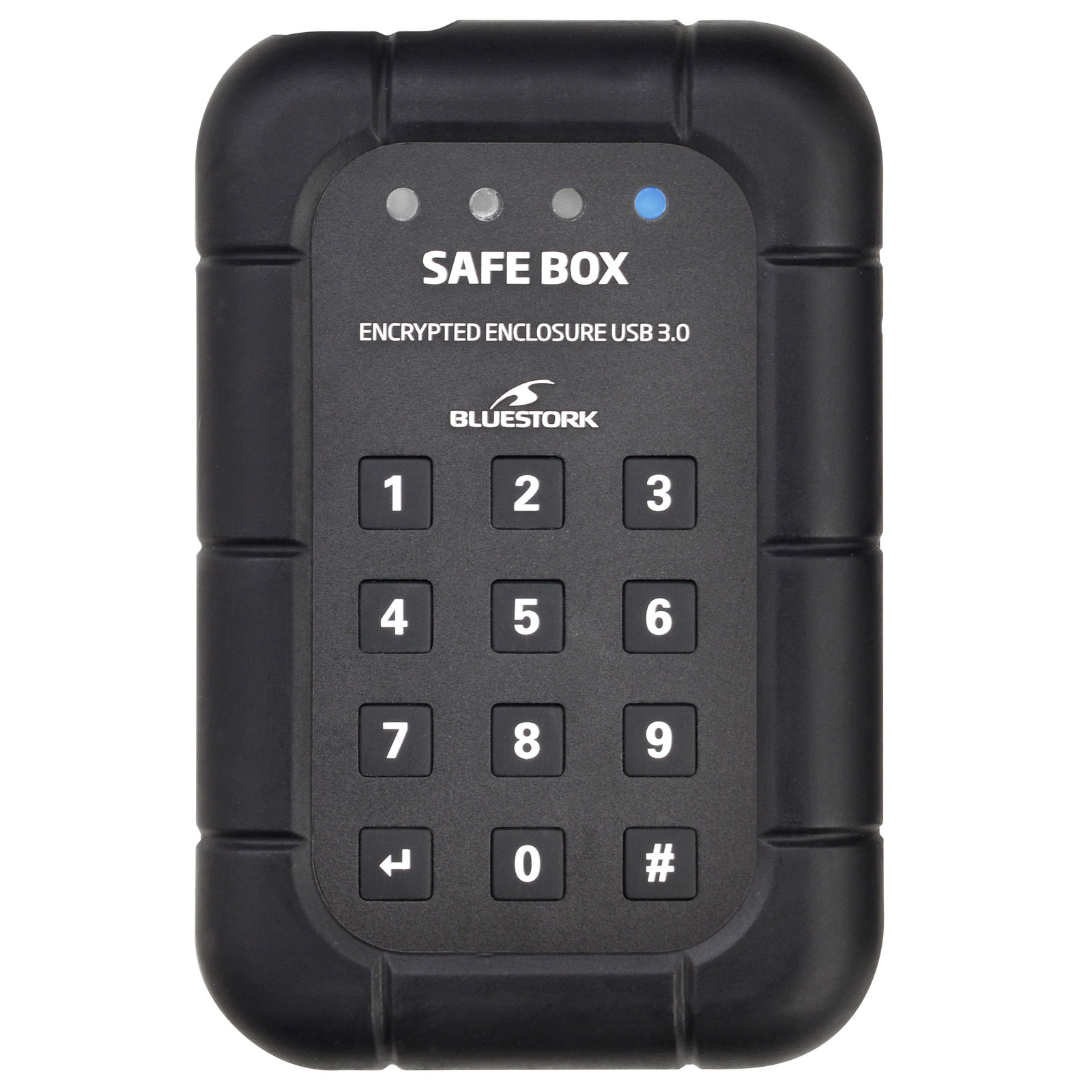 Bluestork Safe Box encrypté USB3.0 pour DD 2.5" SATA - Boîtier externe - 0
