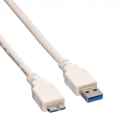 Câble USB 3.2 Gen1 - Micro USB 3 - 0.8m - Connectique PC - 1
