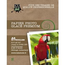 Grosbill Papier imprimante InkStock Papier Photo Glacé Premium 10x15 20f. 210Gr