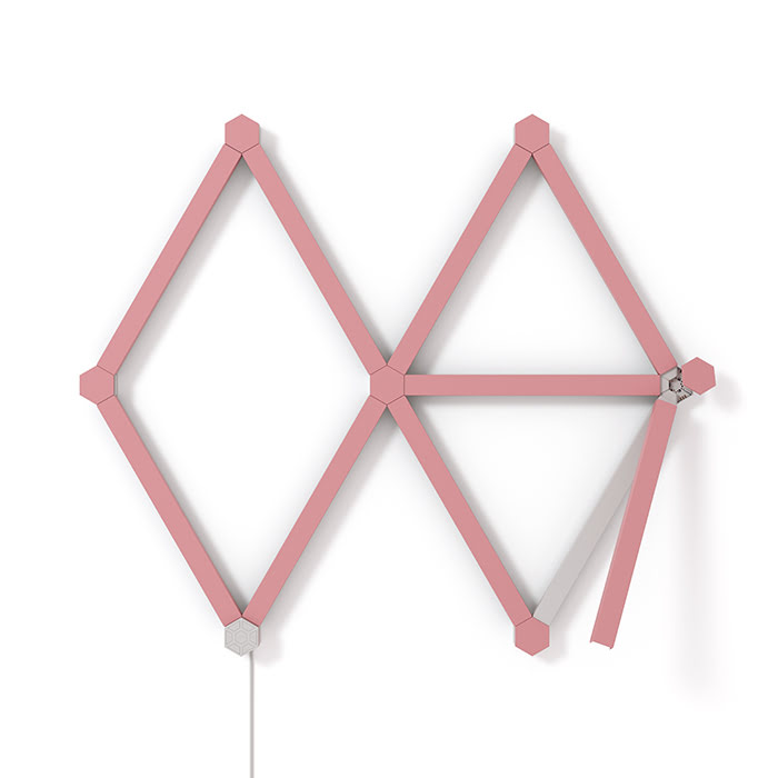 Nanoleaf Lines Skin Rose Mate - 9 pièces (NL59-0001PM-9PK) - Achat / Vente Objet connecté / Domotique sur grosbill-pro.com - 1