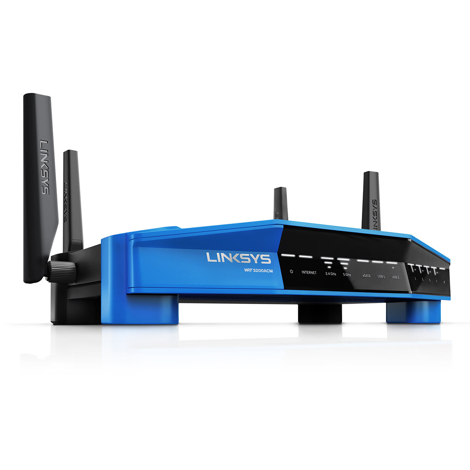 Linksys WRT3200ACM - Sw. 4 p./Dual Band WiFi AC Tri-Stream - Routeur - 2